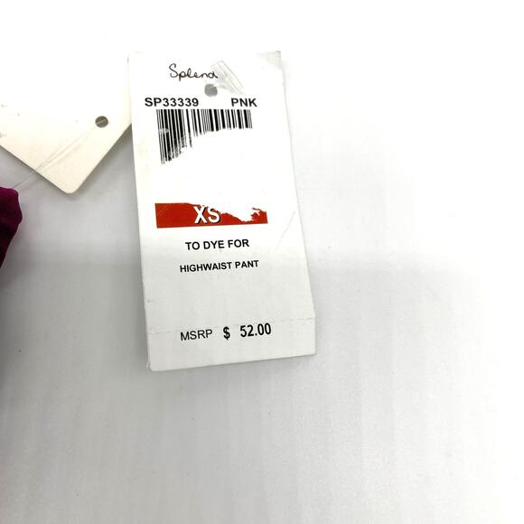 Splendid Bikini Bottom Size XS Highwaist Pant To Dye For Pink Beachy Summer - Picture 8 of 8